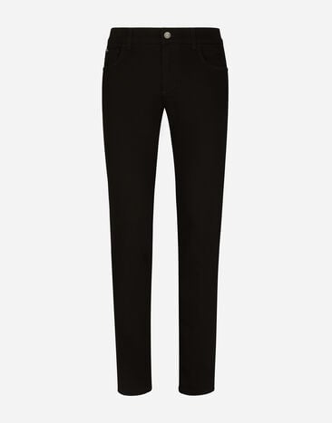 Dolce & Gabbana Черные эластичные джинсы скинни с винтажным эффектом черный G5JG4TFU5U8