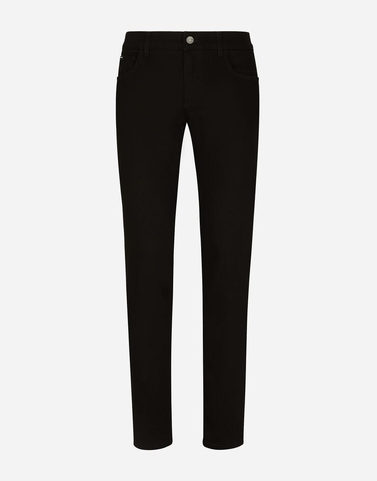 Dolce & Gabbana Jean skinny stretch noir lavé Multicolore GY07LDG8GW6