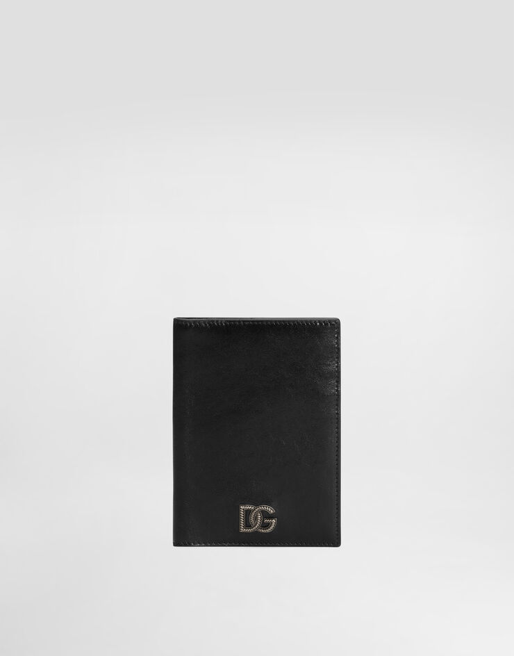 Dolce & Gabbana Tempesta calfskin passport holder Dolce & Gabbana Tempesta calfskin passport holder Black BP2215AU994