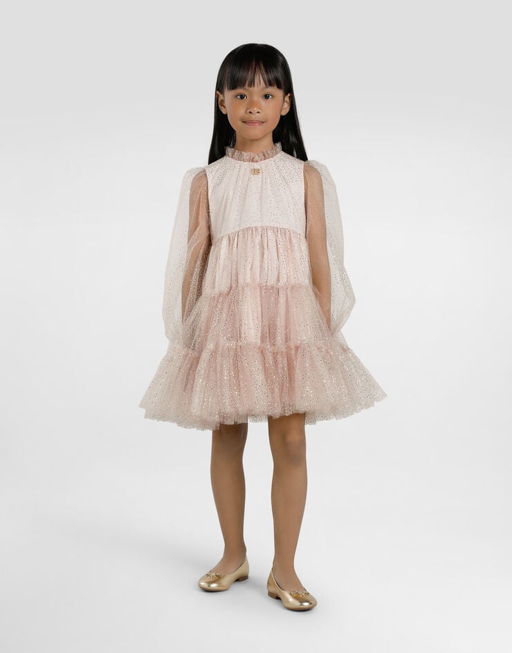 Dolce & Gabbana Polka dot-print tulle dress Print L54DK5FSSK6