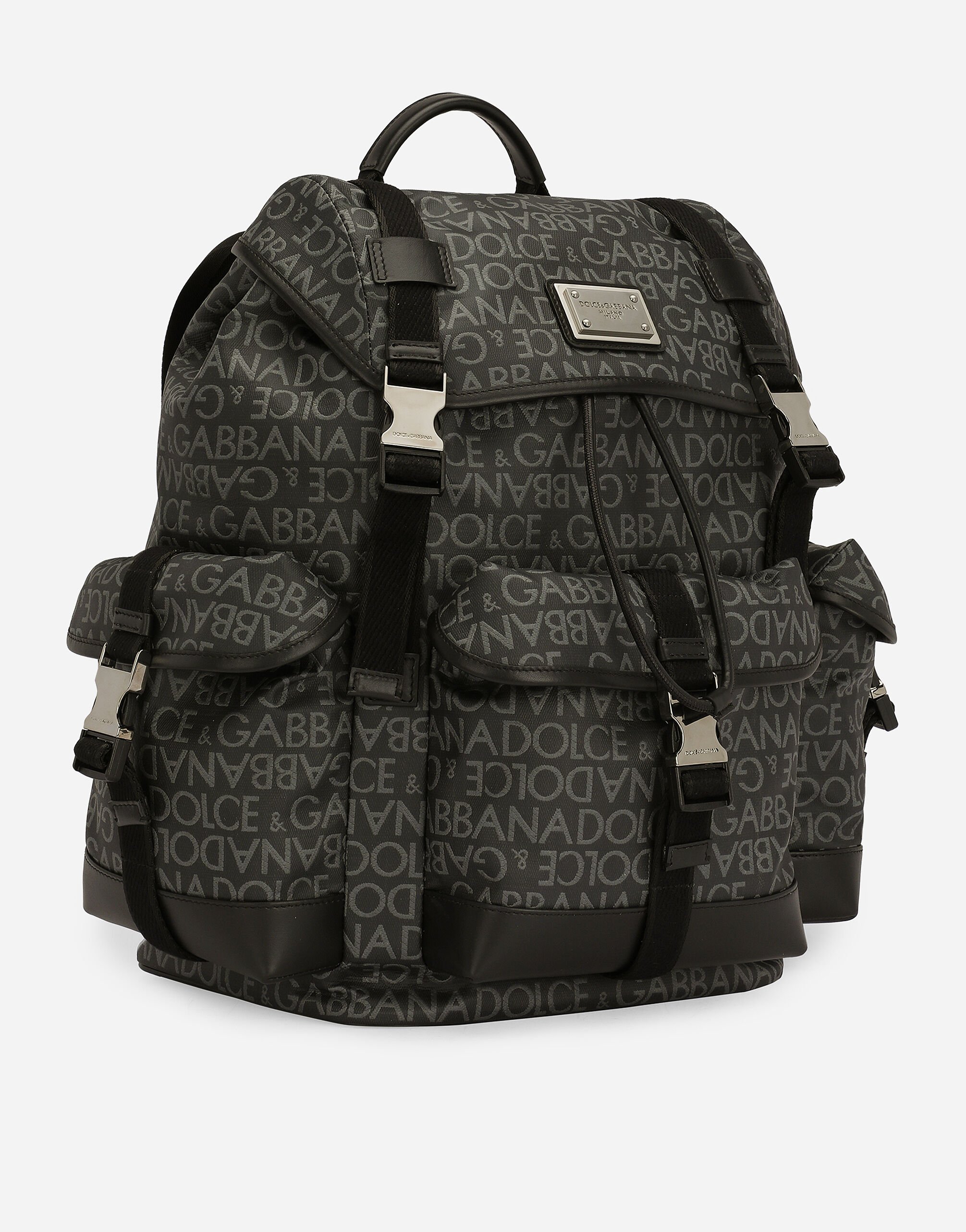 Jacquard backpack in Multicolor for Dolce Gabbana US