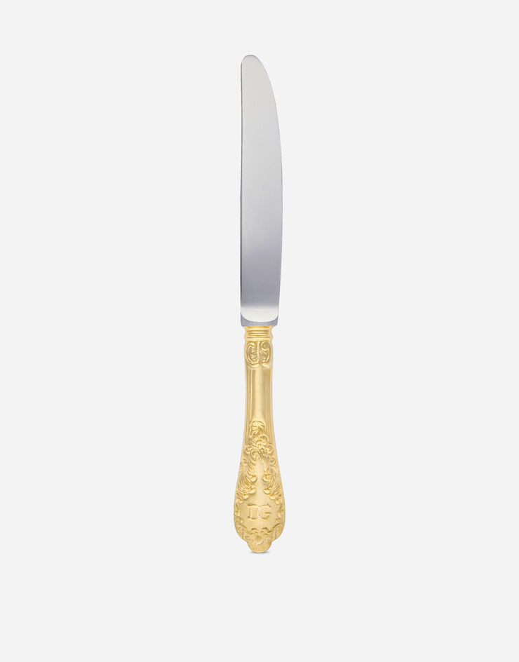 Dolce & Gabbana 24k Gold Plated Dessert Knife Multicolor TCP005TCA49