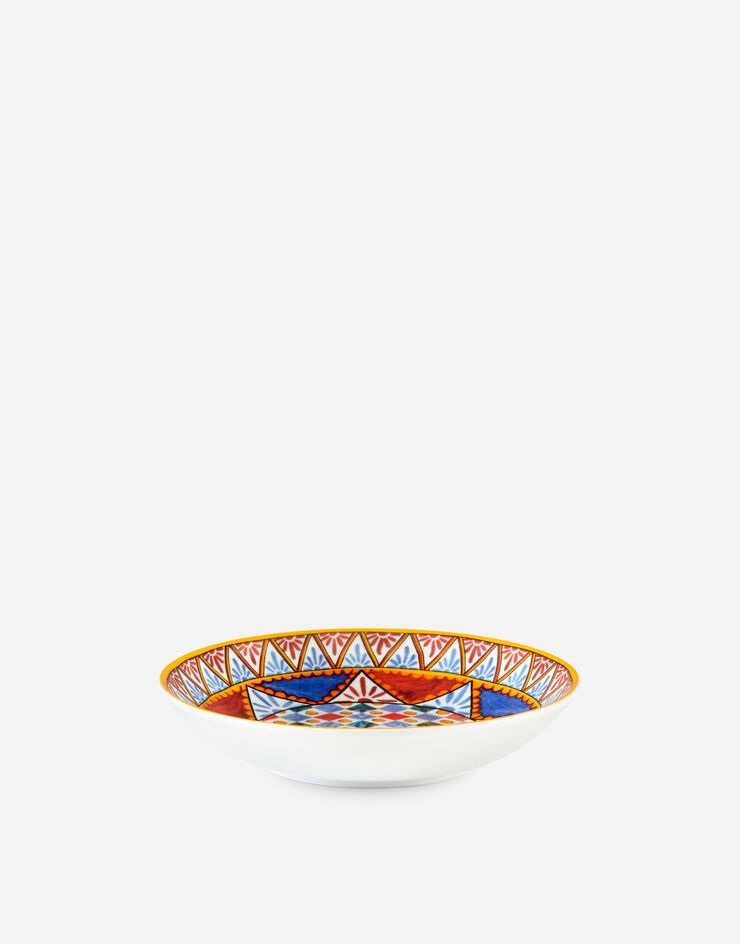 Dolce & Gabbana Set 2 Porcelain Soup Plates Multicolor TC0S05TCA24