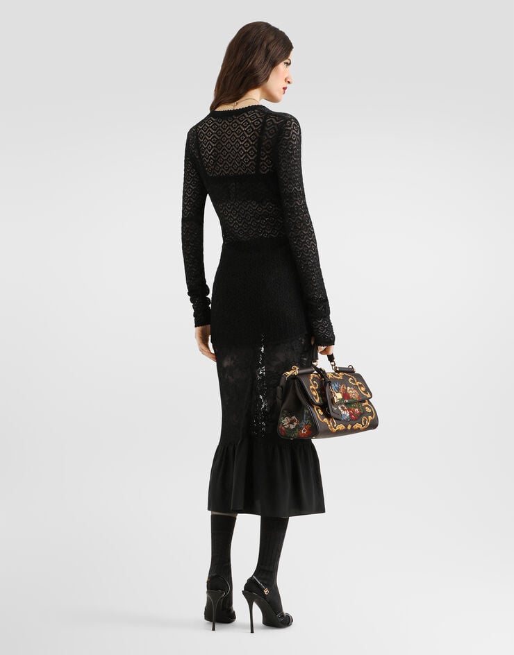Dolce & Gabbana Lace skirt Dolce & Gabbana Lace skirt Black F4DLSTGDEAJ