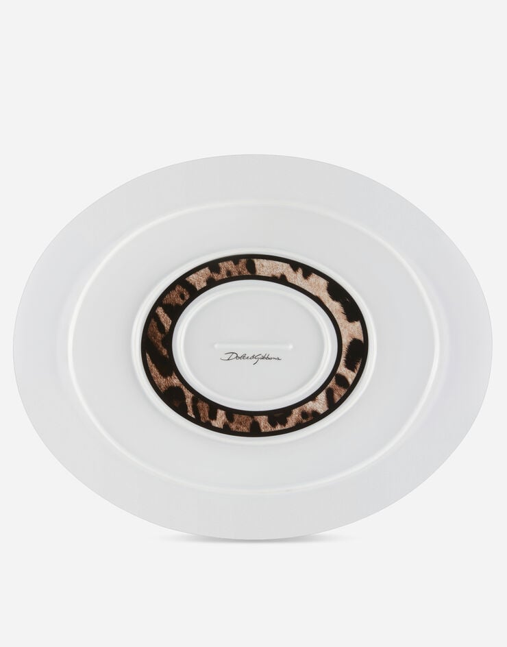 Dolce & Gabbana Servierplatte aus Porzellan Mehrfarbig TC0025TCA44