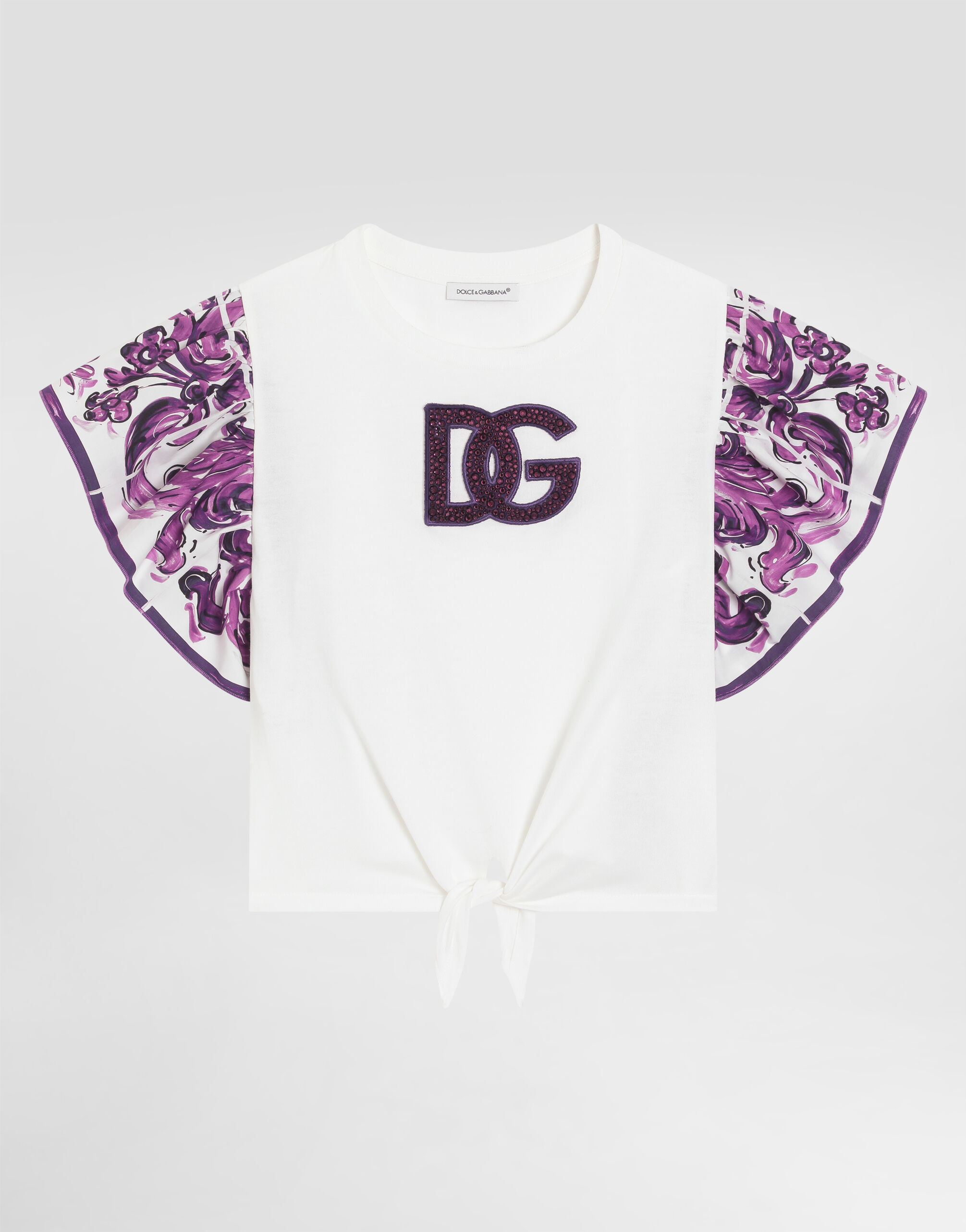 T-shirts, Tops and Sweatshirts for Girls | Dolce&Gabbana®