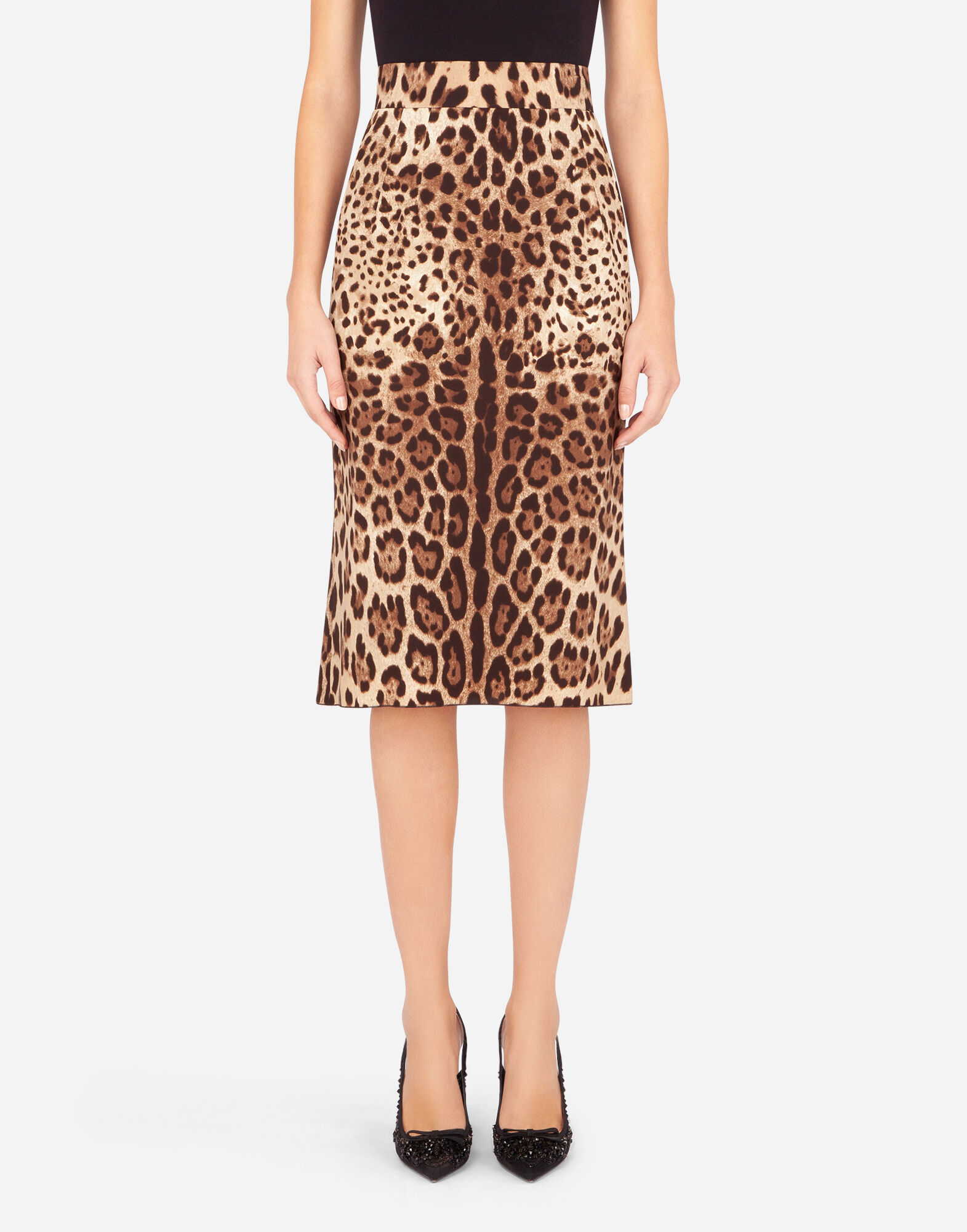 Dolce and gabbana leopard skirt shop