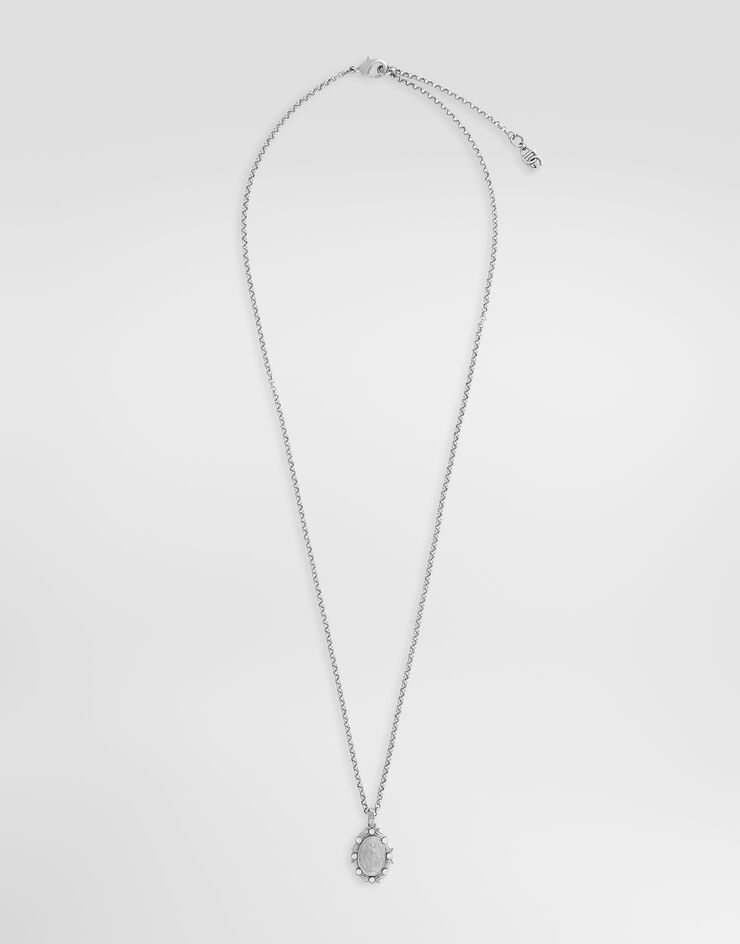 Dolce & Gabbana Pendant necklace with crystals Silver WNN7S5W1111