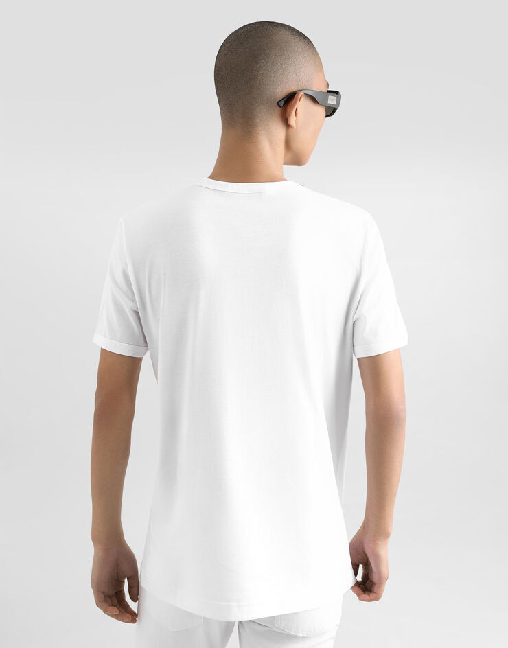 Dolce & Gabbana T-shirt in cotton WHITE G8JX7TFU7EQ