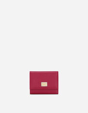 Dolce & Gabbana Dauphine calfskin French-flap wallet Pink BI1269AV967