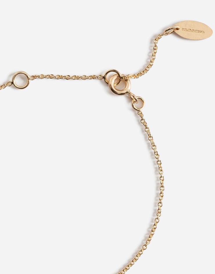 Dolce & Gabbana Bracciale con pendente portafortuna Oro WBEJ3GW0001