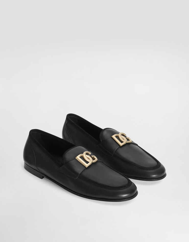 Dolce & Gabbana Calfskin slippers  Schwarz A50462AQ993