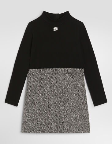 Dolce & Gabbana Mix material dress Multicolor L5JDBPG7Q3H