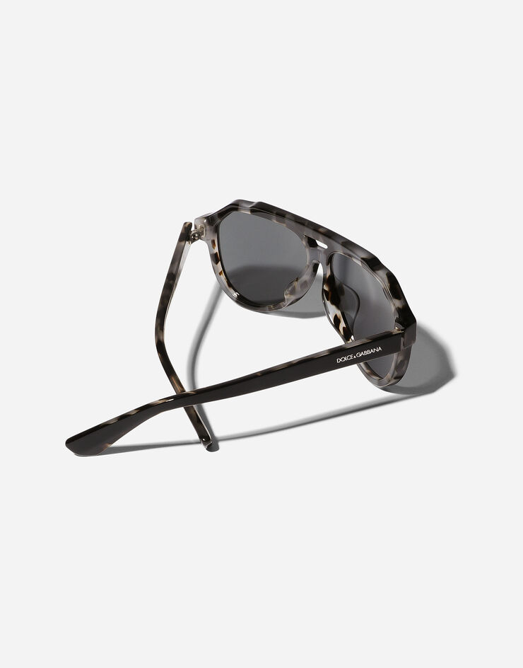 Dolce & Gabbana Sonnenbrille Lusso Sartoriale Schwarz VG445AVP387