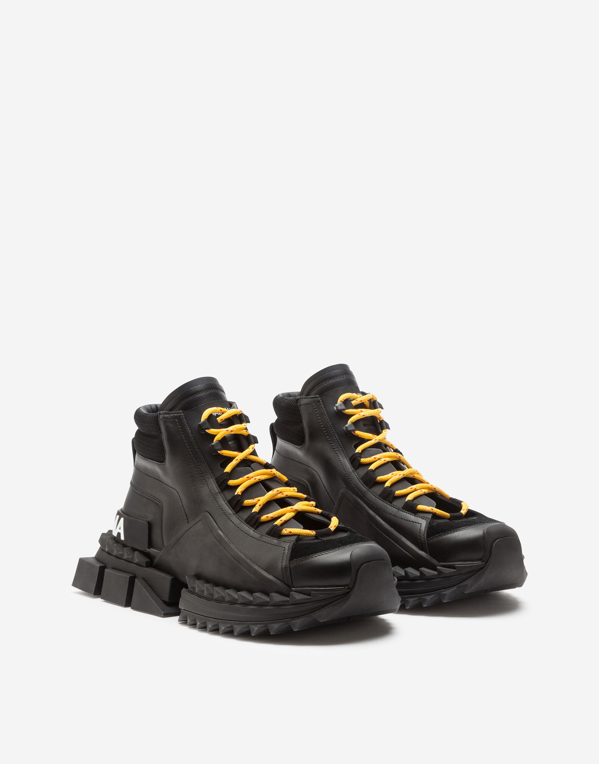 Calfskin Super King high top sneakers