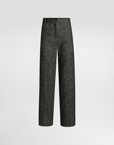 Dolce & Gabbana Stretch wool chevron trousers Multicolor FTC31TFCBAJ