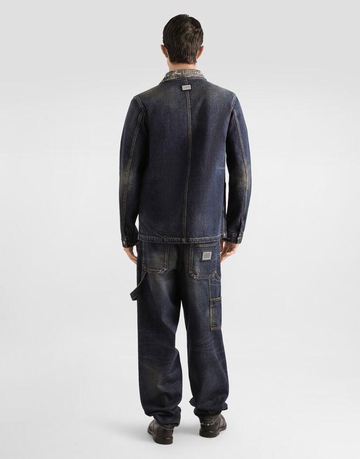 Dolce & Gabbana Denim jacket Multicolor G9BYGDG8OL6