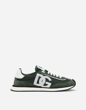 Dolce & Gabbana Mixed-material DG CUSHION sneakers Green CS2288A3D24