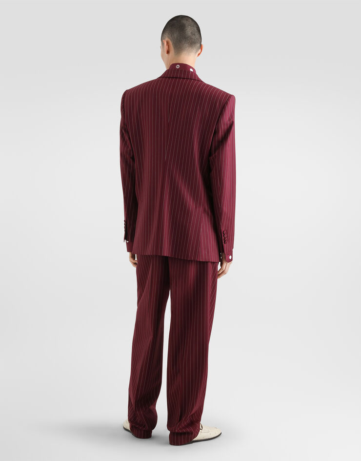 Dolce & Gabbana Double-breasted Martini suit in pinstriped wool Dolce & Gabbana Double-breasted Martini suit in pinstriped wool Multicolor GK064TFRBC0