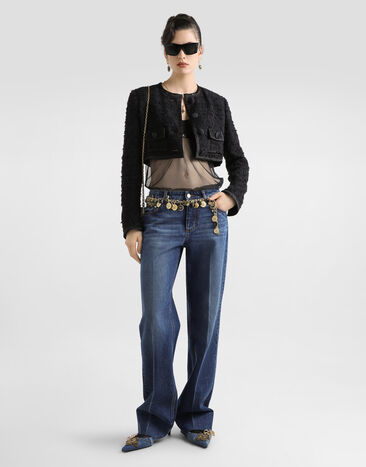 Dolce & Gabbana 5-Pocket-Hose aus Denim Mehrfarbig FTC8CDG8NC6