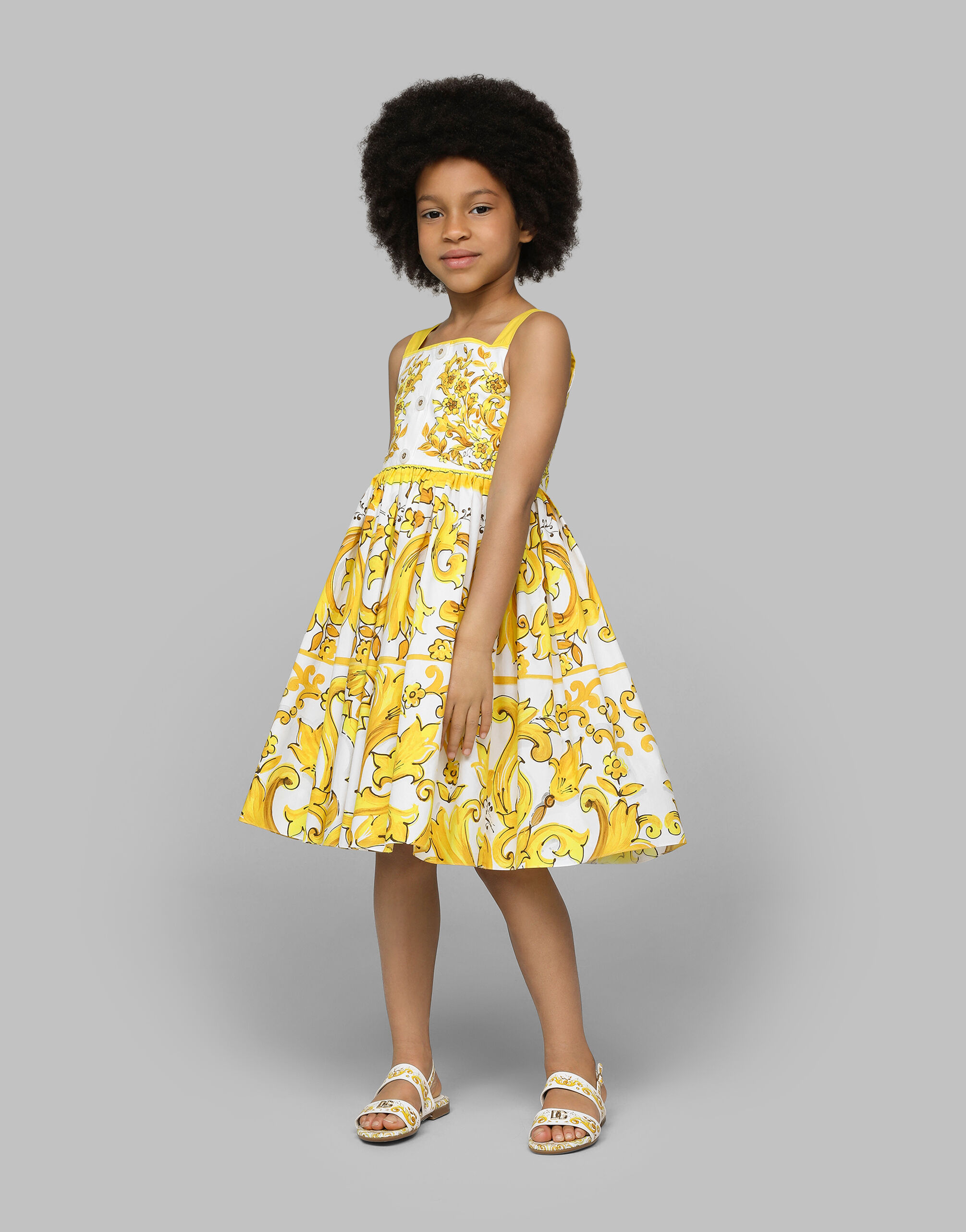 Dolce and gabbana majolica print dress outlet