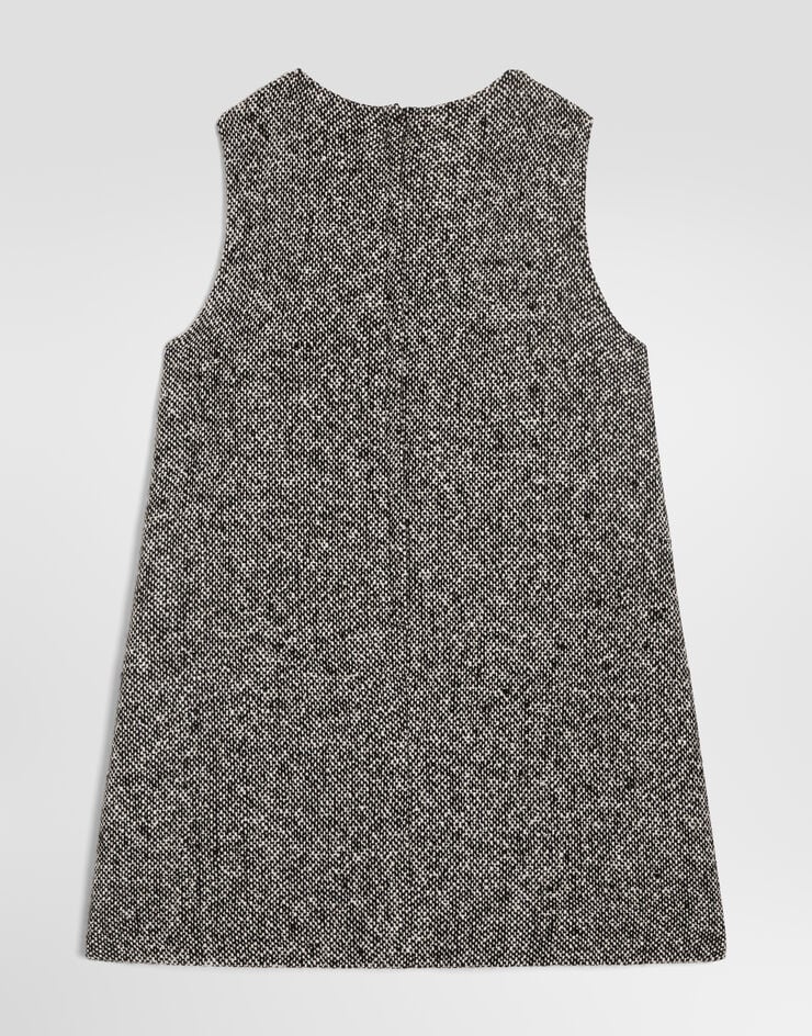 Dolce & Gabbana Birdseye wool blend dress Dolce & Gabbana Birdseye wool blend dress Multicolor L54DW8FM3FF
