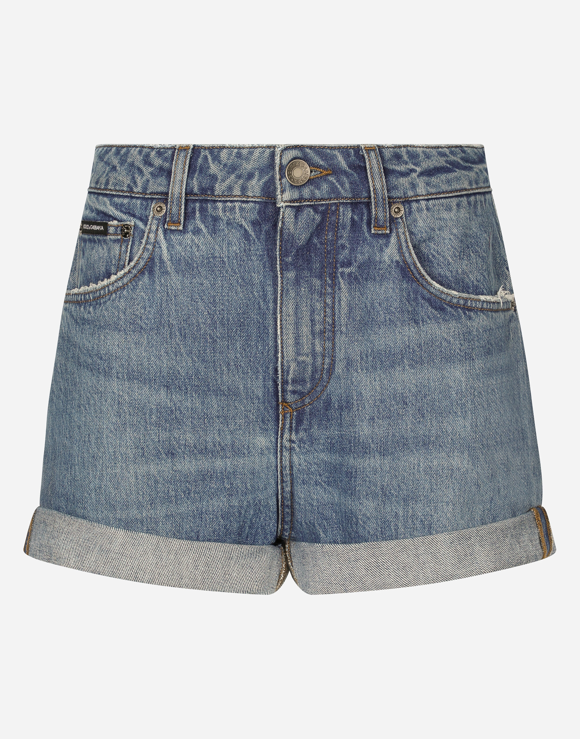 Dolce & Gabbana Denim shorts Multicolor FTCOJDG8HL8