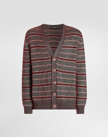 Dolce & Gabbana Silk and mohair cardigan Multicolor GXV13ZJGMDM