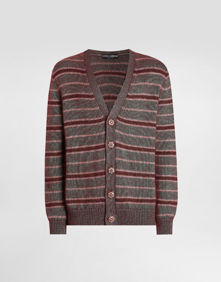 Dolce & Gabbana Silk and mohair cardigan Multicolor GXV13ZJGMDM