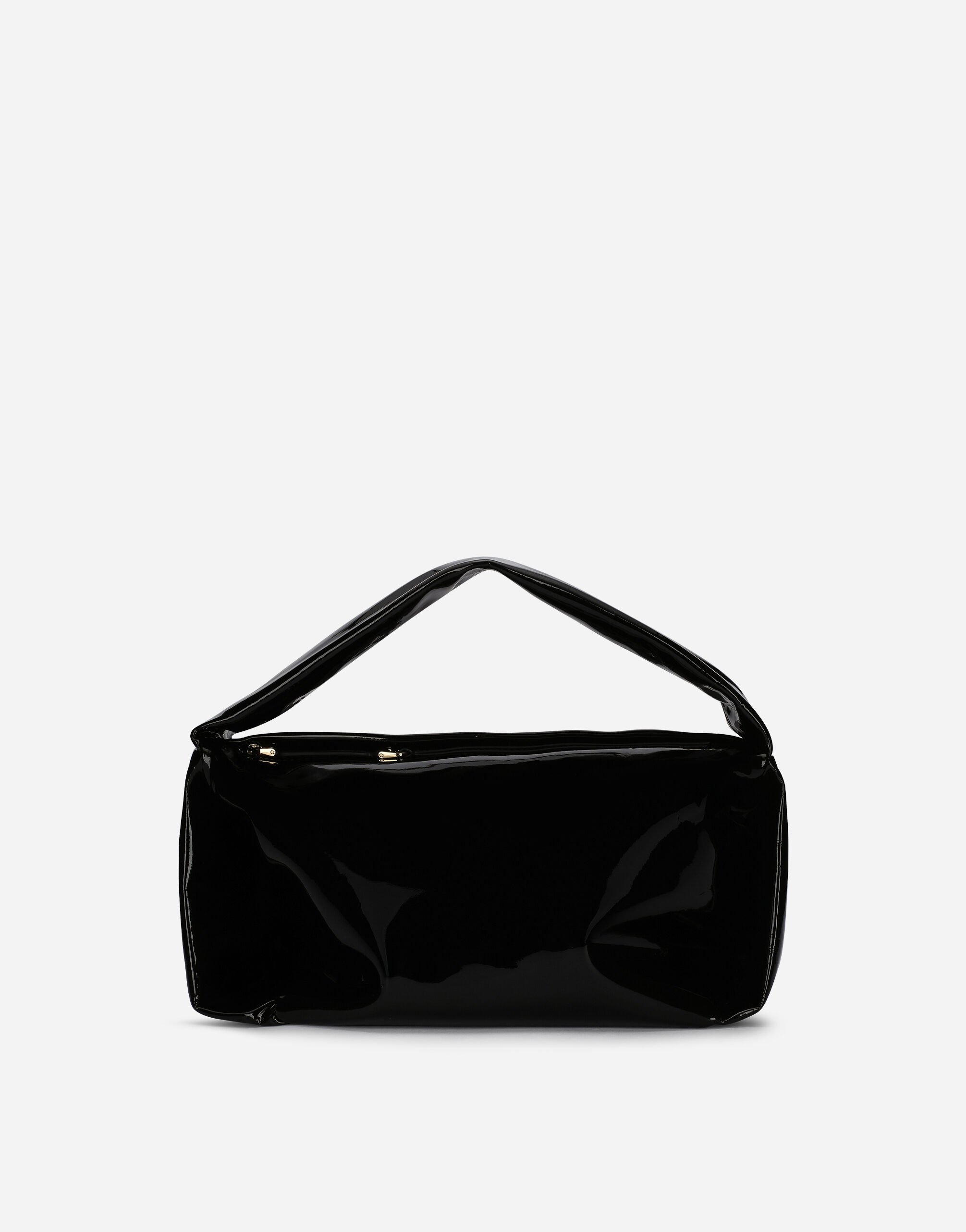 Black patent suitcase hotsell