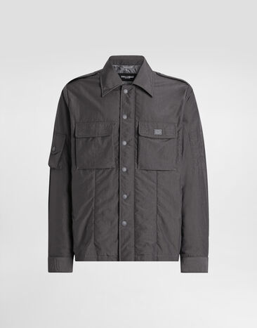 Dolce & Gabbana Technical fabric jacket with tag Grey G9BMITFUS28
