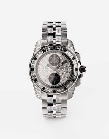 Dolce & Gabbana Gold watch with diamond pavé White Gold WWJS1GXP002