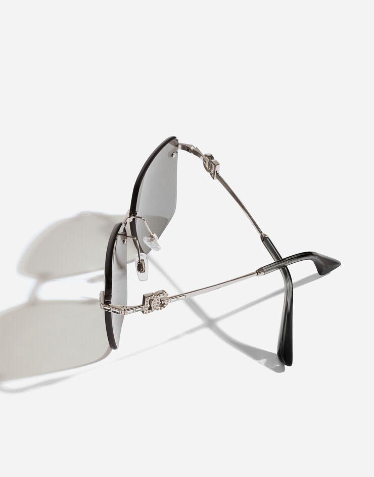 Dolce & Gabbana DG Crystals Sunglasses Dolce & Gabbana DG Crystals Sunglasses Silver VG2332VM588