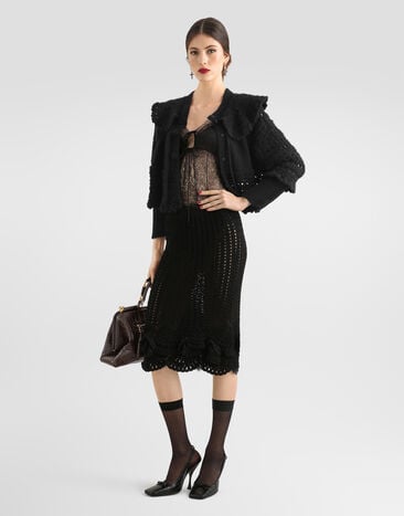 Dolce & Gabbana Lace top Dolce & Gabbana Lace top Black F7CH4TGDEB7