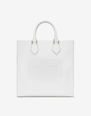 Dolce & Gabbana Calfskin tote bag with raised logo Multicolor BM2272AO998