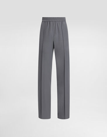 Dolce & Gabbana Wool gabardine trousers Grey FTC6ZTFU2OW