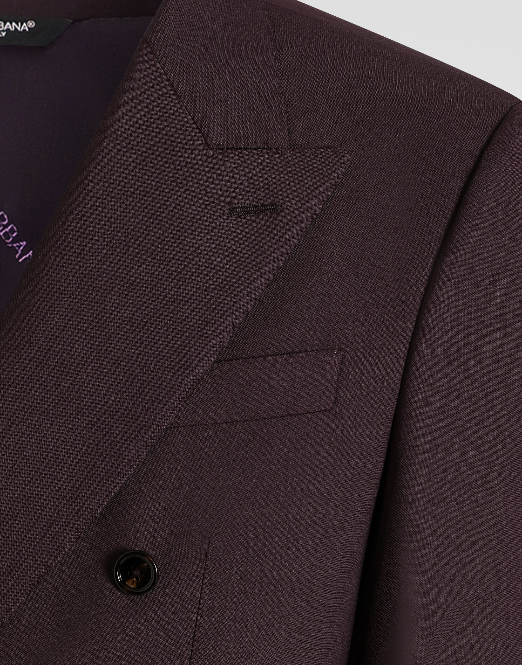 Sicilia light double-breasted wool jacket - thumbnail 4