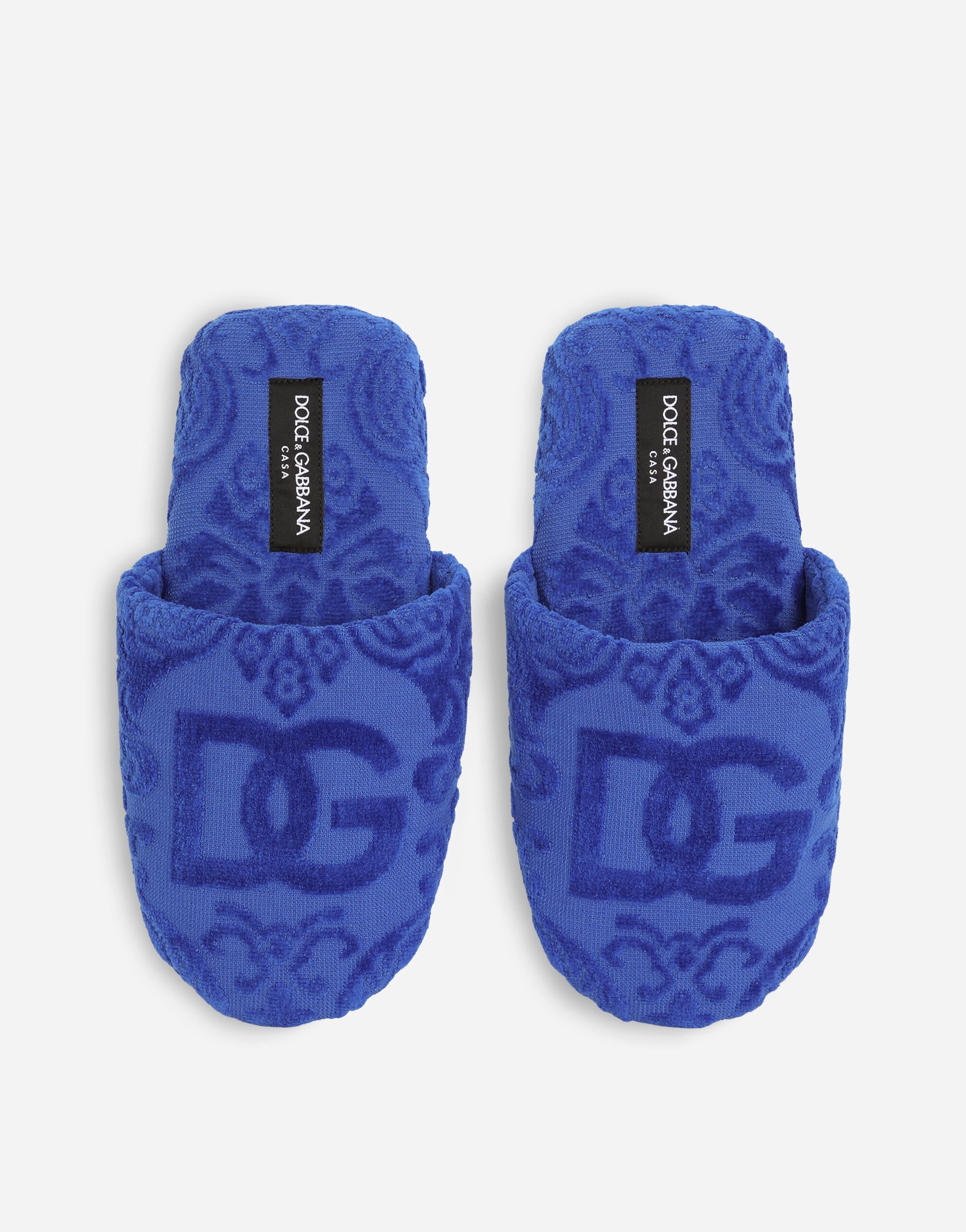 Cotton terry online cloth slippers
