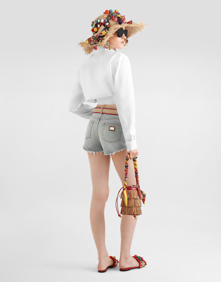 Dolce & Gabbana Denim shorts Multicolor FTC7DDG8PY6