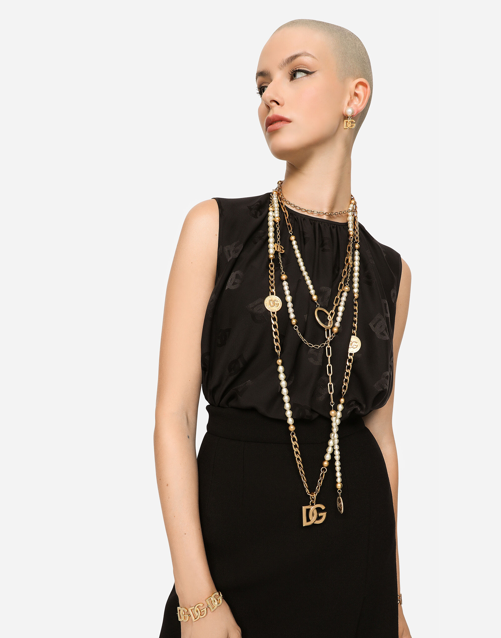 ブラックのウィメンズ TOP | Dolce&Gabbana®
