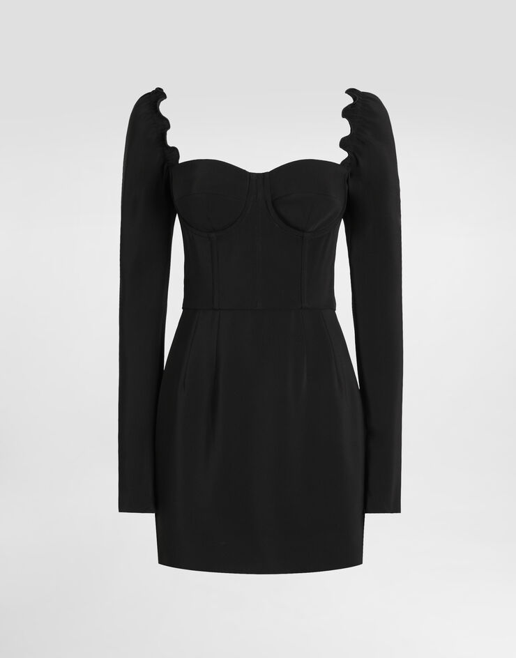 Dolce & Gabbana Short cady dress Black F60HVTFUIAH