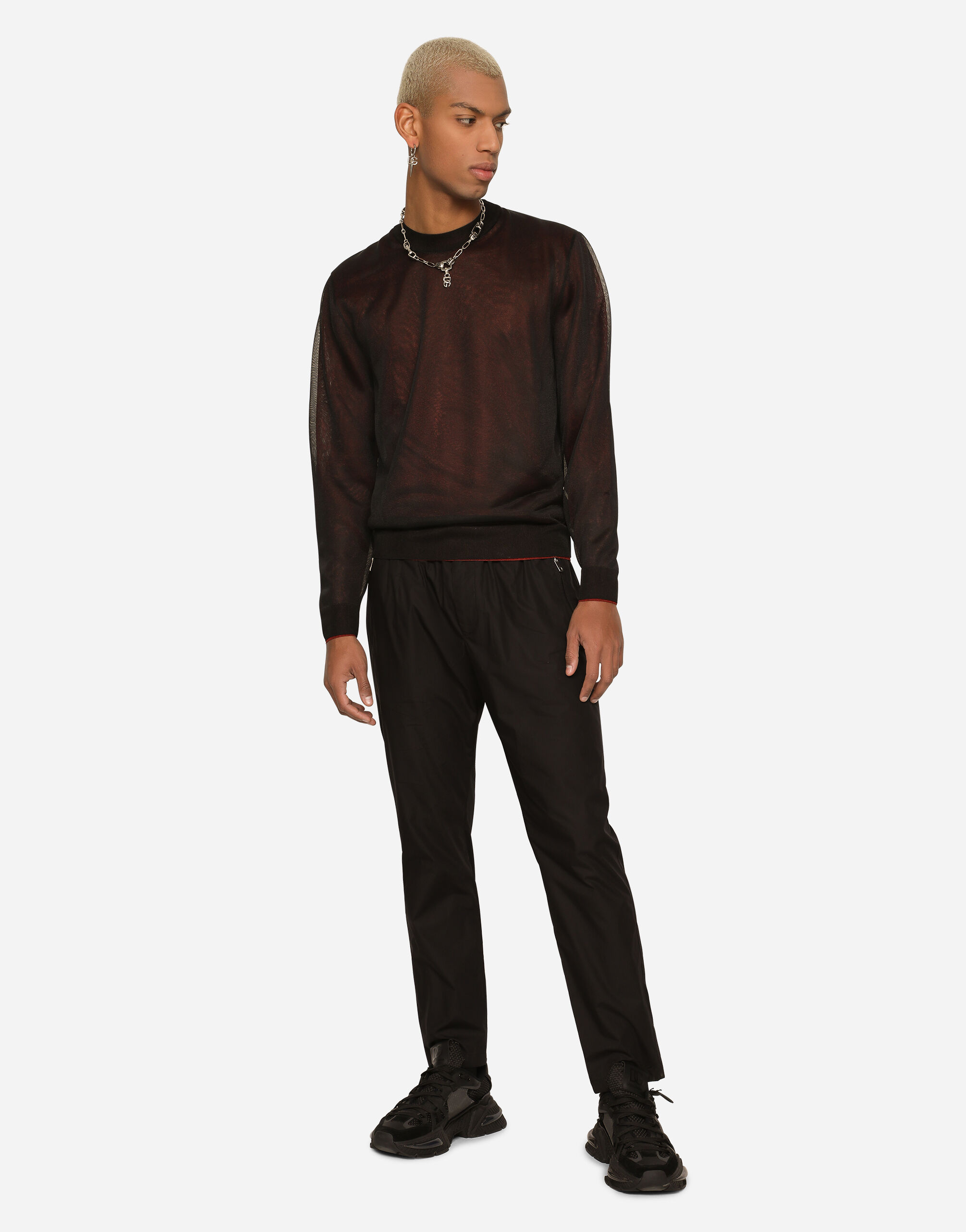 ブラックのメンズ ジョギングパンツ コットン | Dolce&Gabbana®