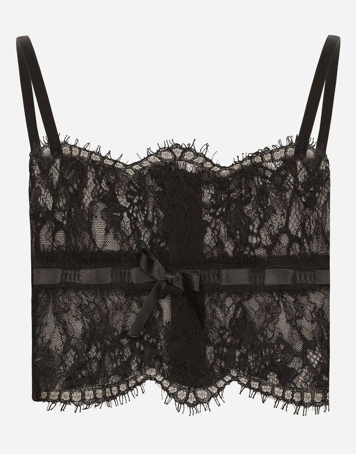 Dolce & Gabbana Black White Sequin High Waist Panty Underwear main image 0