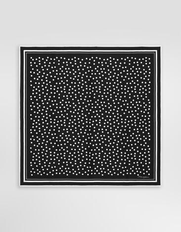 Dolce & Gabbana Polka-dot twill scarf (90x90) Dolce & Gabbana Polka-dot twill scarf (90x90) Print FN090RGDCFX