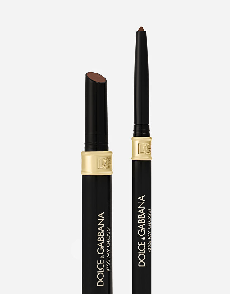 Dolce & Gabbana Kiss My Gloss! 03 Chat - Neutral brown liner and chocolate pink duo chrome gloss MKUPLIP0016