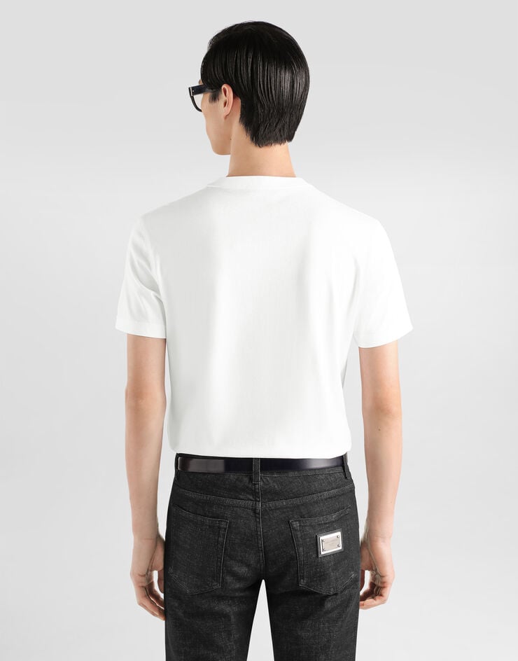 Dolce & Gabbana Cotton jersey t-shirt White G8TW5TFU7EQ