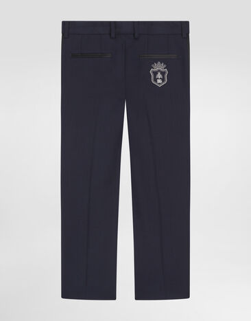 Dolce & Gabbana Bi-stretch sallia trousers Blue L45P14FUBE7