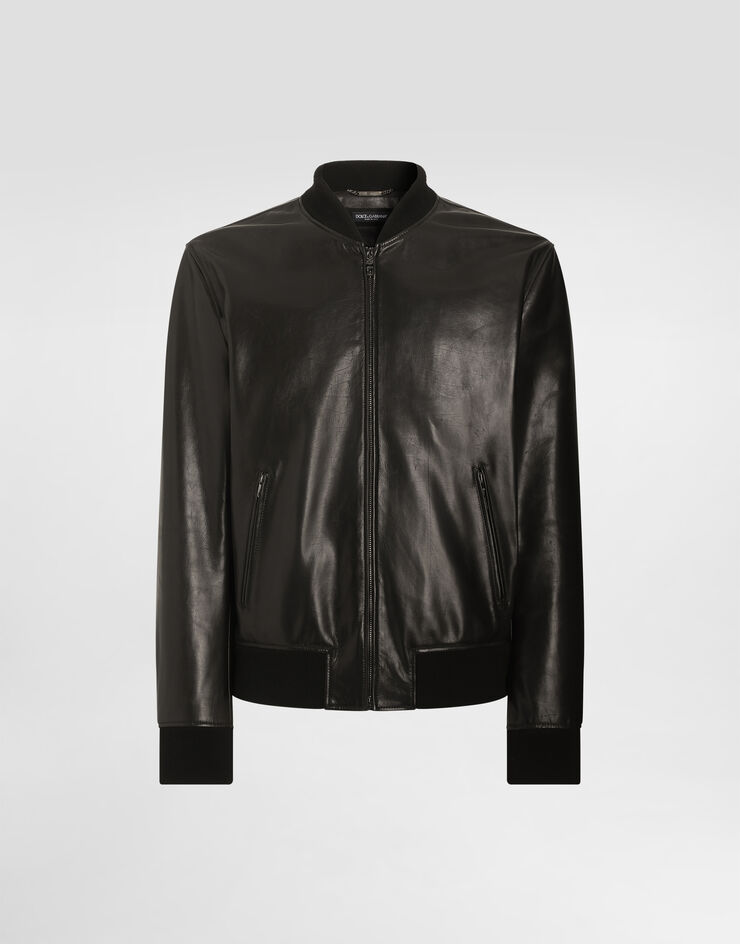 Dolce & Gabbana Calfskin bomber jacket  G9CLSLHUL2J