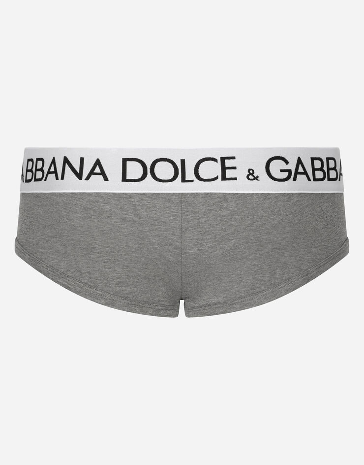 Two-way stretch jersey Brando briefs in Grey for | Dolce&Gabbana® US