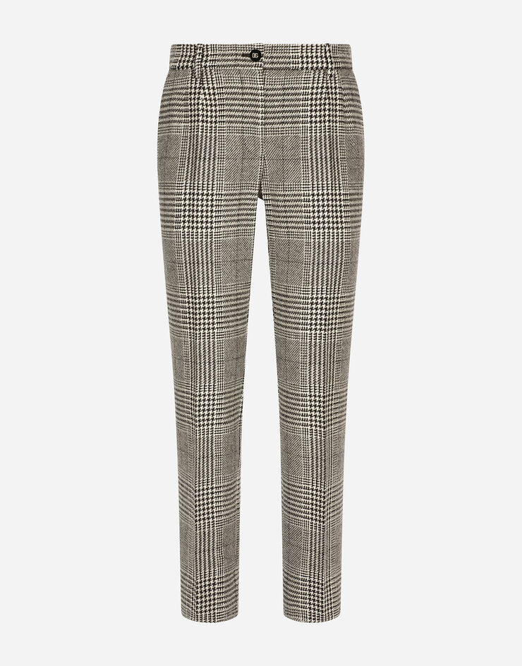 Dolce & Gabbana Low-rise glen plaid pants Multicolor FT0CXTFQ2M5